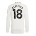 Billige Manchester United Casemiro #18 Tredje Fodboldtrøjer 2023-24 Langærmet